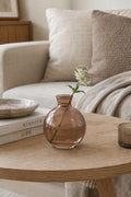 Vase Asti low - Brun