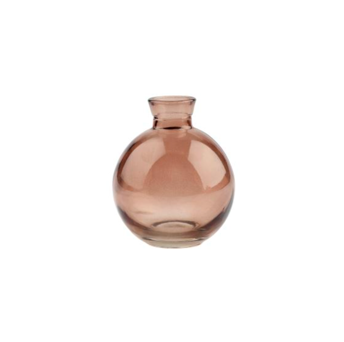 Vase Asti low - Brun